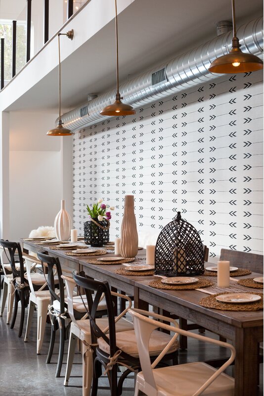 Modern Rustic Dining Room Design Photo by The Home Co. | Wayfair